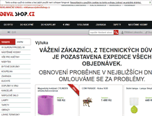 Tablet Screenshot of devilshop.cz